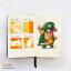 สมุดสเก็ตช์ปกหนัง Art Creation 140g 80แผ่น