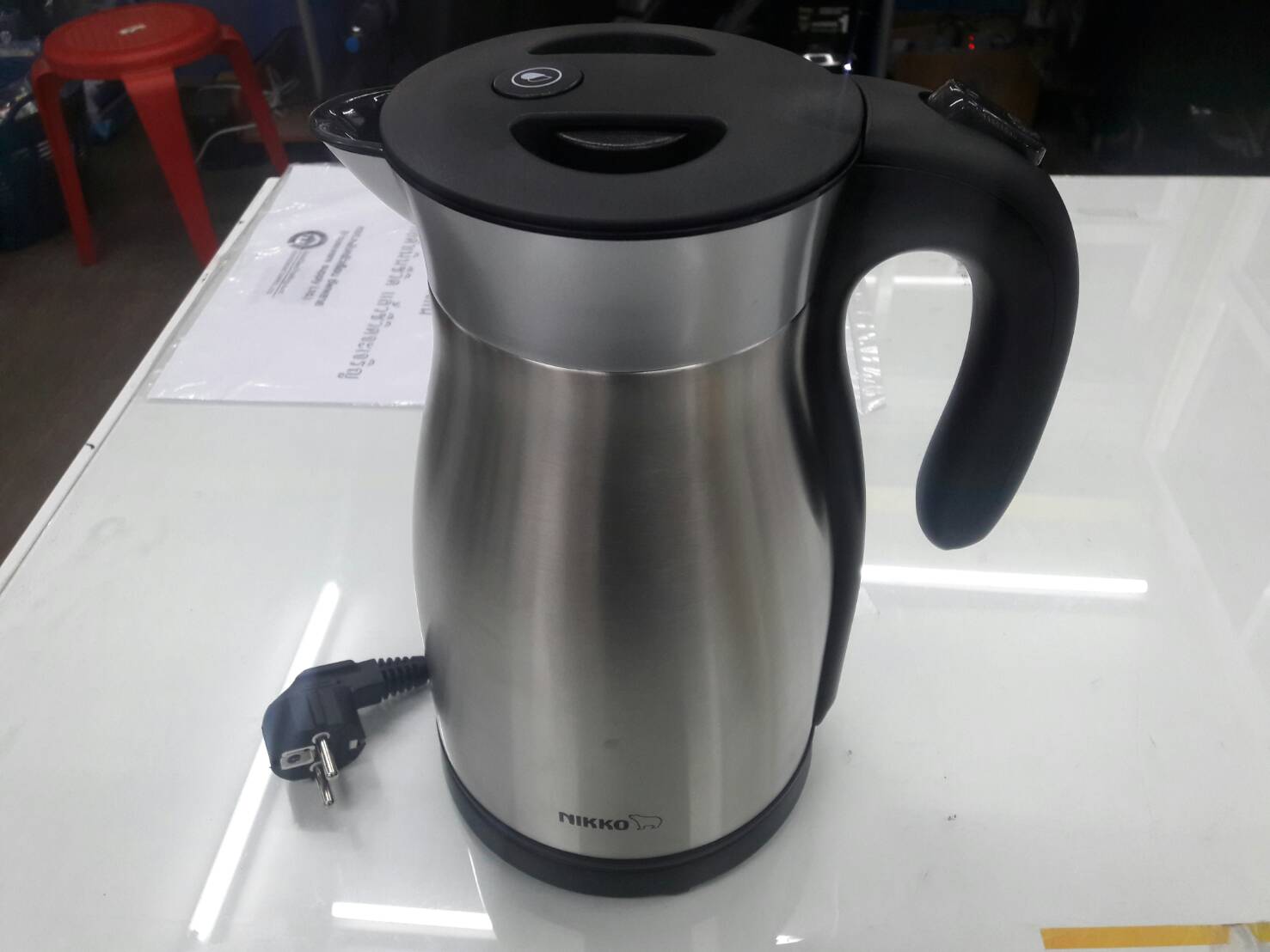 กาต้มน้ำร้อนสุญญากาศ 1.7 ลิตร NIKKO Stainless Steel Double Wall Vacuum Insulated 1.7 L