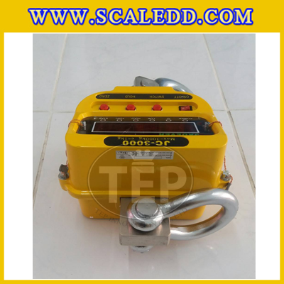 เครื่องชั่งแขวน3000kg เครื่องชั่งแขวนดิจิตอล3000kg เครื่องชั่งดิจิตอลแบบแขวน ตาชั่งแขวน3ตัน พิกัดน้ำหนัก 3000kg ความละเอียด 1kg ยี่ห้อ JADEVER รุ่น JC (เครื่องชั่งผ่านตรวจรับรองจากสำนักชั่งตวงวัด)