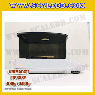เครื่องชั่งดิจิตอล ทศนิยม 3 ตำแหน่ง รุ่น UP823Y 820gx0.001g เครื่องชั่งละเอียดสูง820g เครื่องชั่งน้ำหนัก820g ตาชั่ง820กรัม พิกัดน้ำหนัก 820g ความละเอียด 0.001g ยี่ห้อ SHIMADZU รุ่น UP823Y