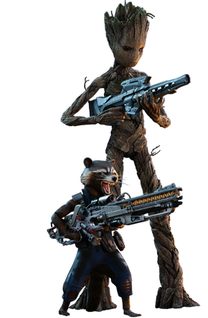 HOTTOYS - Avengers: Infinity War - Groot & Rocket
