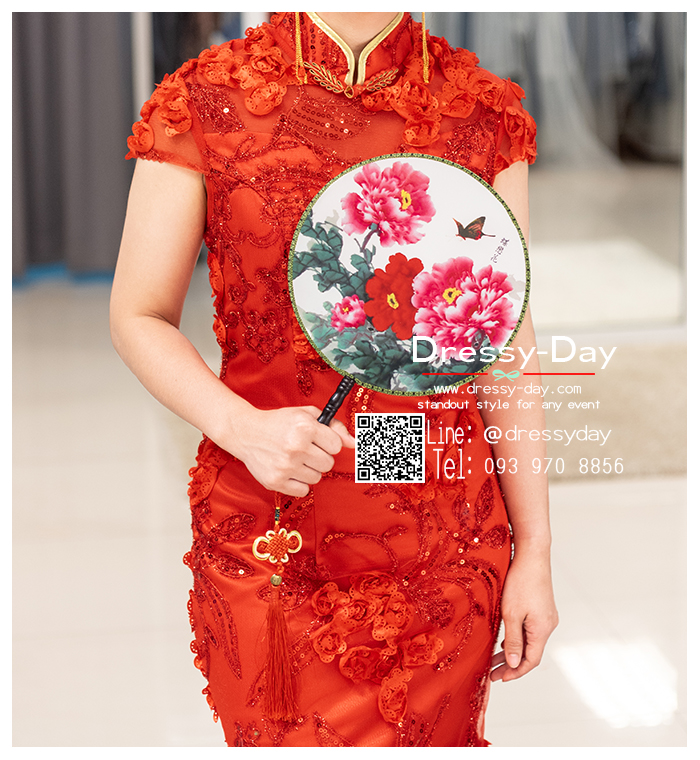 พัดเจ้าสาว หรูๆ พร้อมส่ง ของใช้จำเป็นในงานแต่งจีนของฝ่ายหญิง