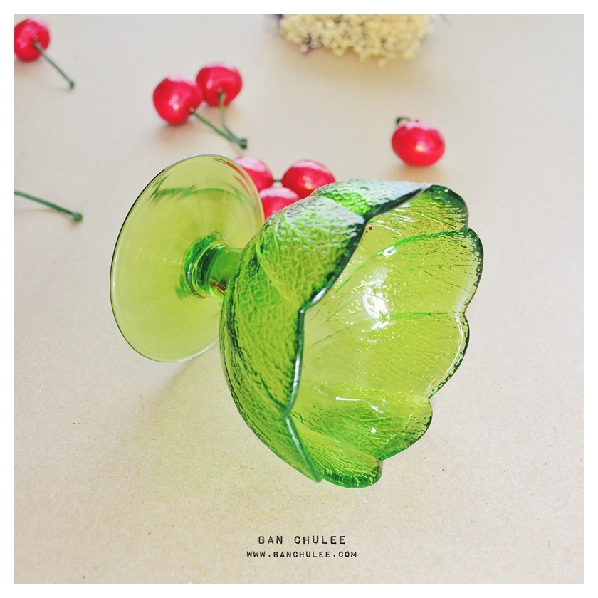 Ice Cream Glass Cup - Green