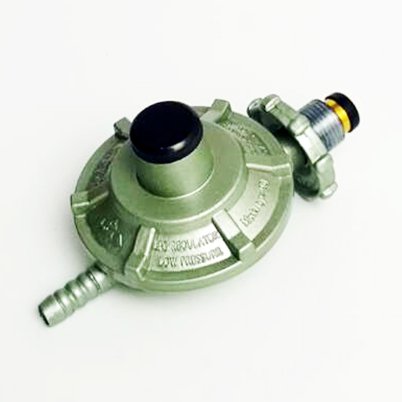 หัวปรับแรงดันแก๊ส ( แรงดันต่ำ ) + สายแก๊ส 2 เมตร + กิ๊ปรัดสาย 2 ตัว