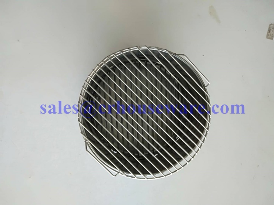 เตาสแตนเลส พร้อมแผ่นย่างหมูกระทะ 30 ซม. 006-RD-14SET1