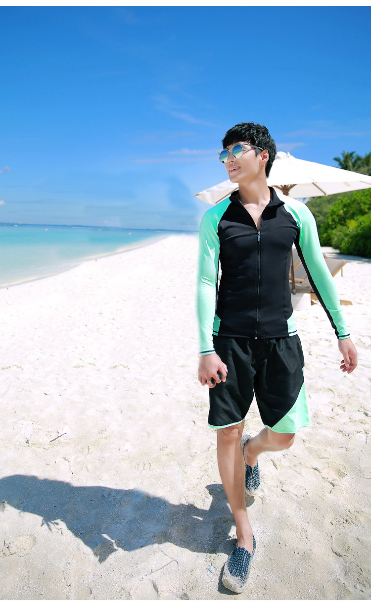 ชุดว่ายน้ำหรือใส่ดำน้ำผู้ชายกัน uv 3xl รอบอก 42-50 รอบเอว 32-40 สะโพก 42-52 รอบแขน 18 กางเกงยาว23 นิ้วค่ะ มีเชือก ผ้าดีมาก ใส่สบายค่ะ