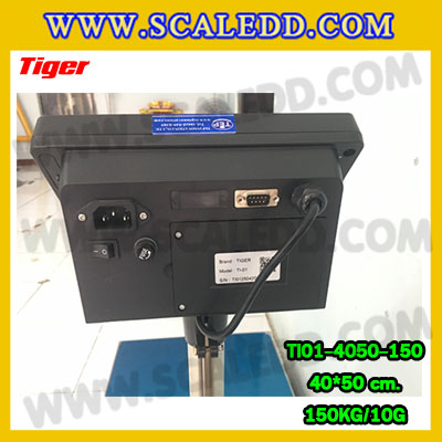 เครื่องชั่งน้ำหนักดิจิตอล พิกัด150kg ความละเอียด 10g ยี่ห้อ TIGER รุ่น TI-01 ขนาดแท่นชั่ง40*50cm (เครื่องชั่งผ่านตรวจรับรองจากสำนักชั่งตวงวัด)