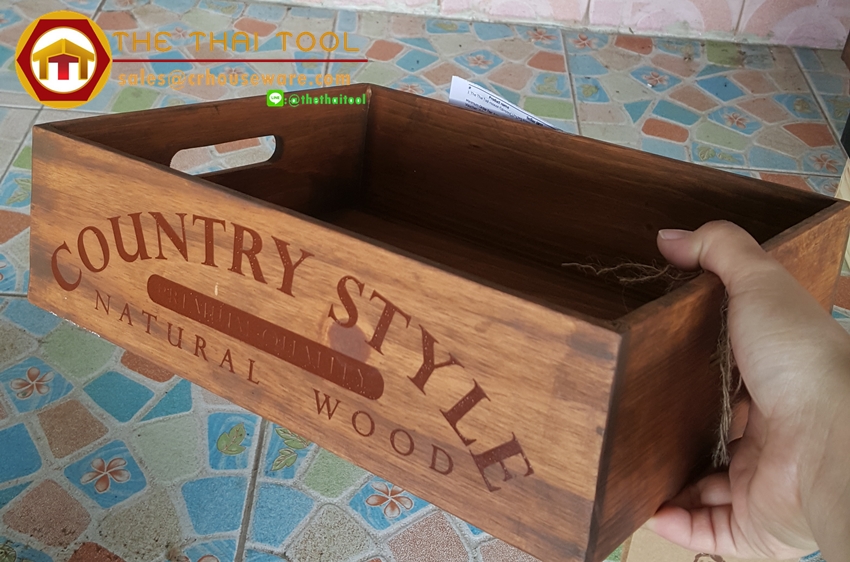 ถาดไม้ รุ่น Peony-S รหัส : 005- TW-PEONY-S. Wooden tray Peony-S. Code : 005-TW-PEONY-S