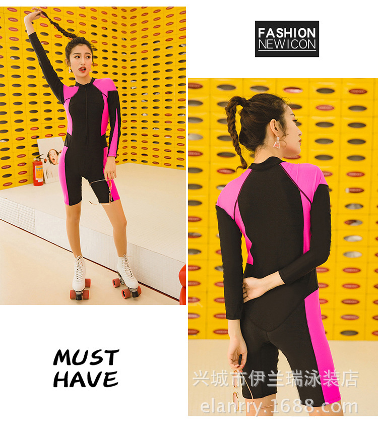 ชุดว่ายน้ำคนอ้วนบอดี้สูท 3xl