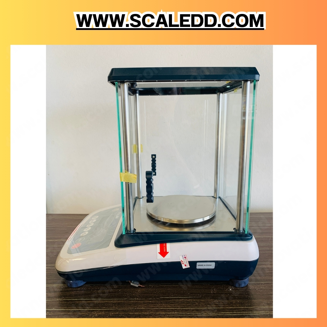 เครื่องชั่งดิจิตอลวัดค่าละเอียดสูง ชั่งน้ำหนักได้สูงสุด 3000g ความละเอียด 0.01g ขนาดจานชั่งสแตนเลส เส้นผ่าศูนย์กลาง 120มม. ยี่ห้อ Tscale รุ่น EHB-3000