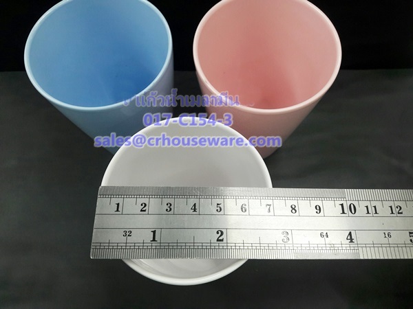 แก้วน้ำเมลามีน ทรงซ้อนได้ Code : 017-C154-3,Melamine glass can be stacked