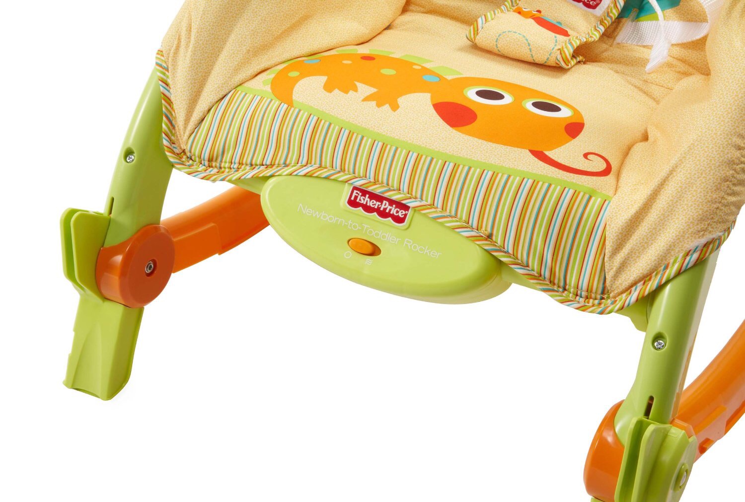 เก้าอี้โยกสามารถสั่นได้ Fisher-Price Newborn-To-Toddler Portable Rocker, Lizards