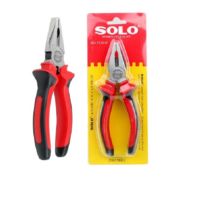 SOLO คีมปากจิ้งจก 6 นิ้ว No.5516 ราคา 95 บาท 02-7374802-3