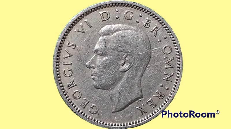 เหรียญ เงินตรา ประเทศ สหราชอาณาจักรบริเตนใหญ่และไอร์แลนด์เหนือ Pence (George VI) 1949