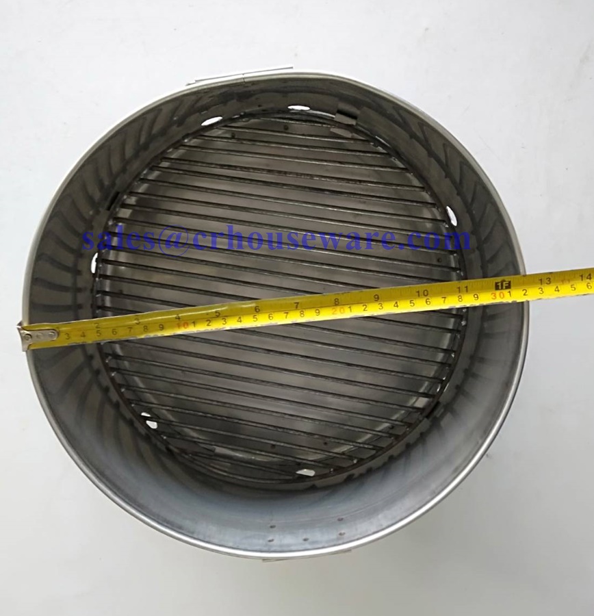 เตาสแตนเลส พร้อมแผ่นย่างหมูกระทะ 30 ซม. 006-RD-14SET2