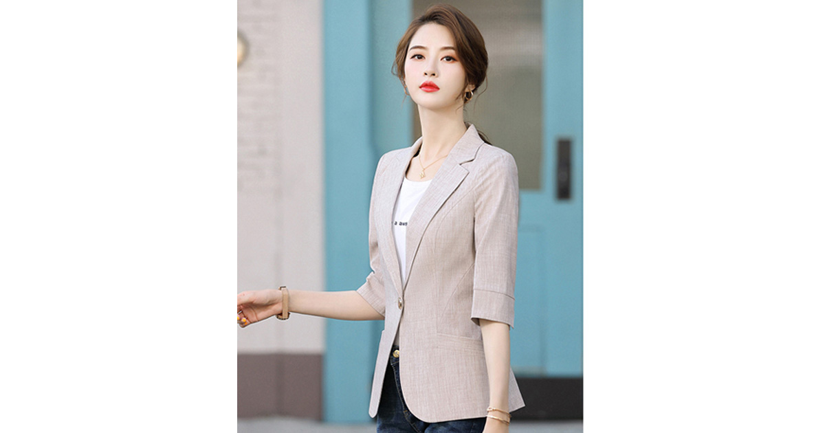 สินค้าพรีออเดอร์ เสื้อสูทแฟชั่นสวยหรูสไตล์เกาหลีดูดี มี3สี PO-SUIT-032