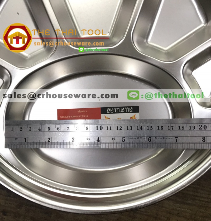 ถาดหลุมสเตนเลส นำเข้า 32 ซม. ST-S32-202