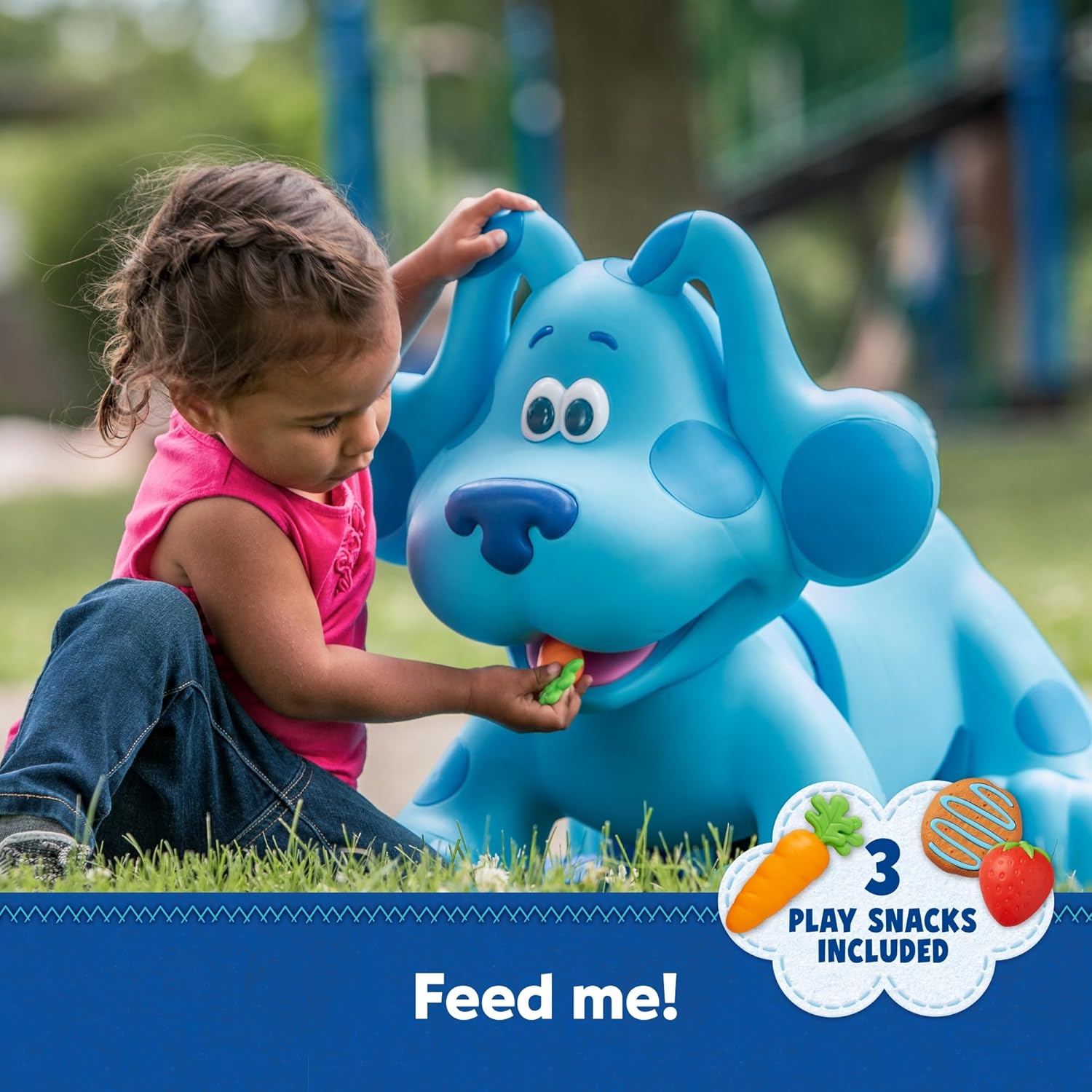 รถแบตเตอรี่ Kid Trax 6V Rideamals Blue’s Clues Snack Time Interactive Ride-On Toy