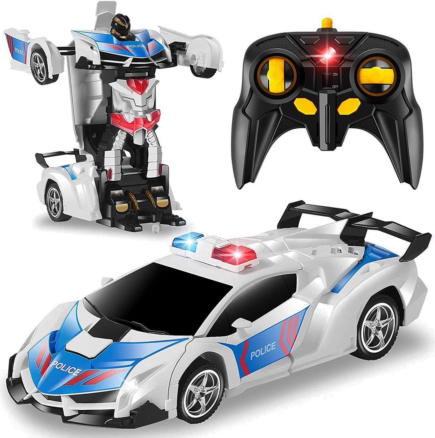 CEGOUFUN 1:18 Scale Transform RC Car Robot