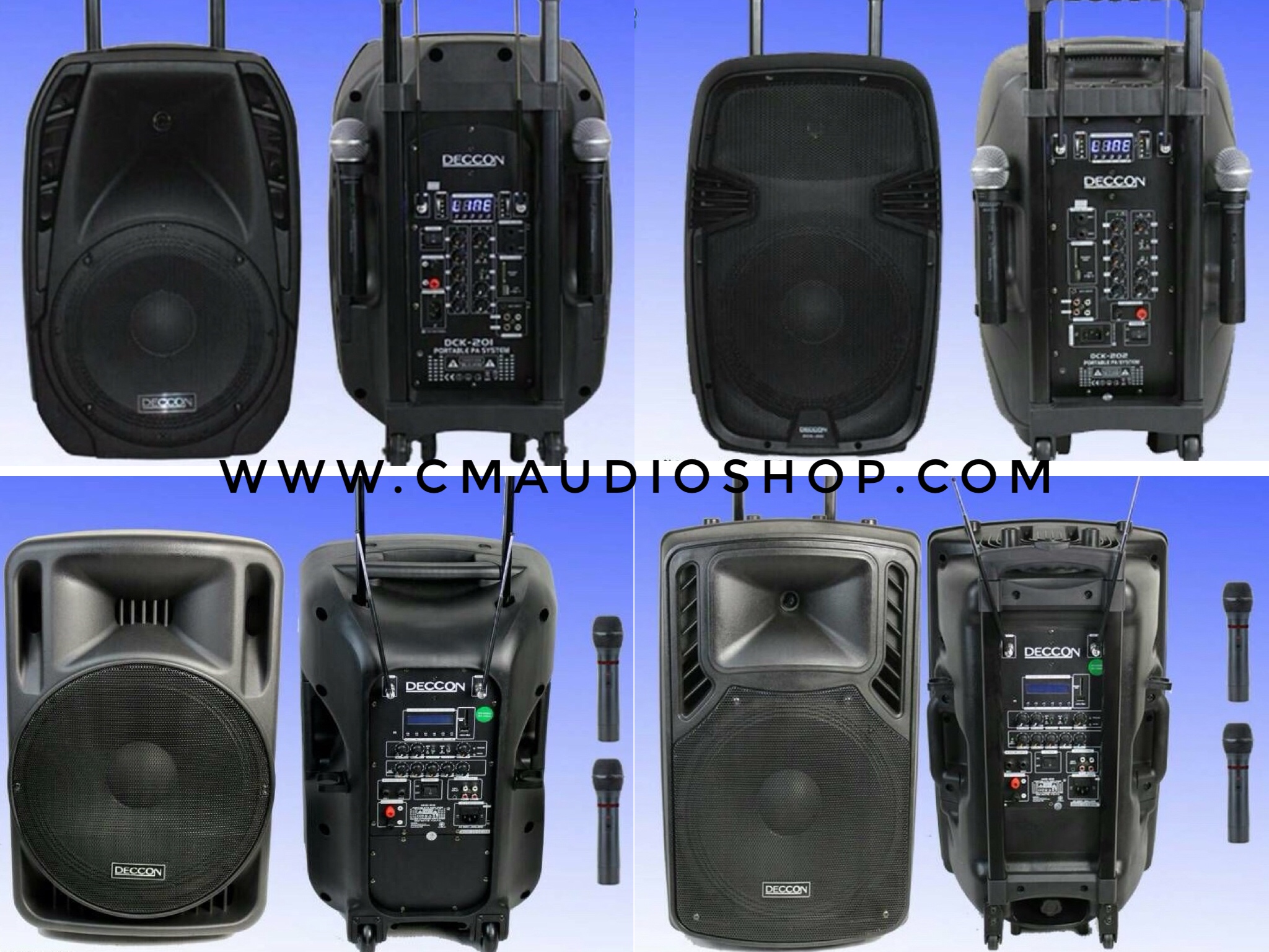 ลำโพงล้อลาก 15” Deccon AK15-201