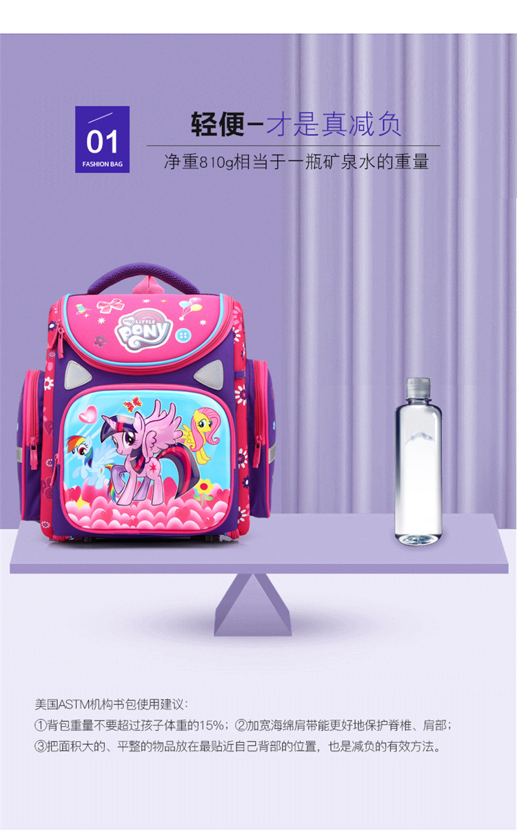 กระเป๋า เป้เด็ก โพนี่ รุ่นเปิดข้าง