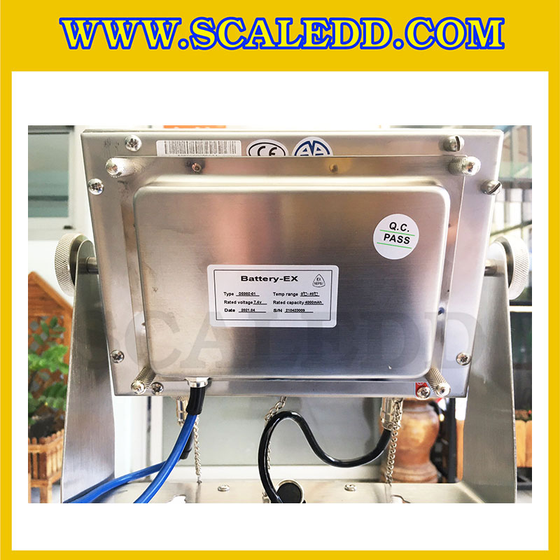 เครื่องชั่งดิจิตอลกันระเบิด XK3150 Explosion Proof Scales เครื่องชั่งน้ำหนัก300kg เครื่องชั่งดิจิตอล300kg ตาชั่งดิจิตอล300กิโลกรัม เครื่องชั่งดิจิตอลกันระเบิด300kg พิกัดน้ำหนัก 300kg ค่าละเอียด 20g ขนาดแท่นชั่ง 40x50cm. ยี่ห้อ LOCOSC รุ่น XK3150-EX