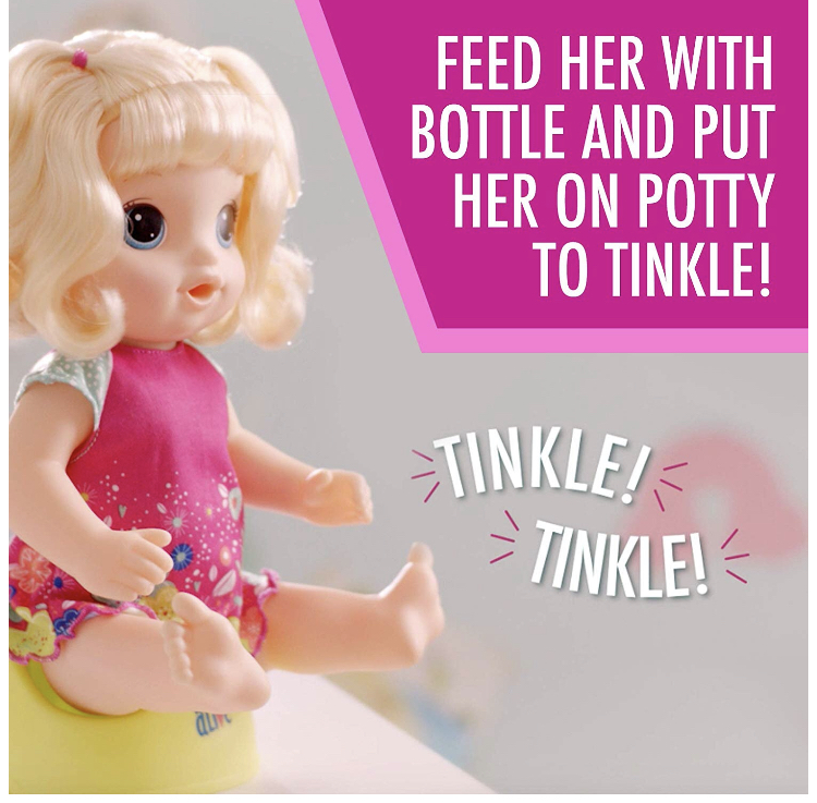 Baby Alive Potty Dance Baby: Talking Baby Doll with Blonde Hair