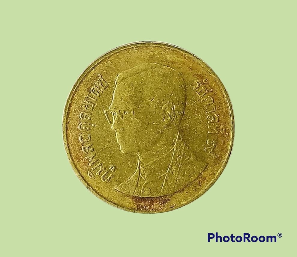 เหรียญ เงิน กษาปณ์หมุนเวียน รัชกาลที่ 9 25 Satang 1989 อันดับ 10