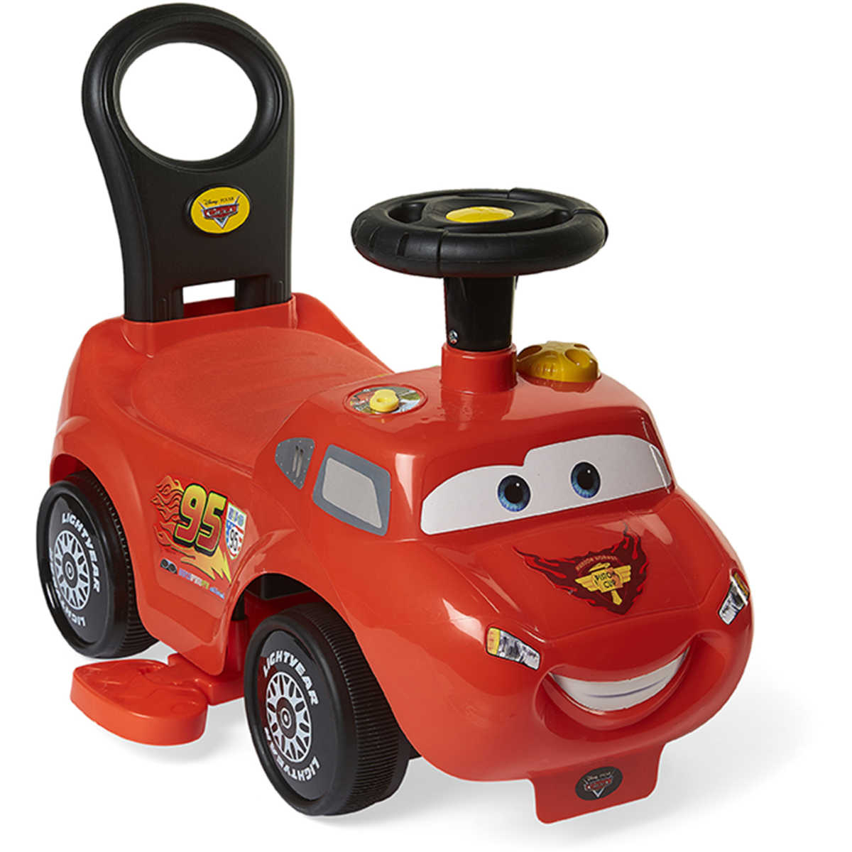 รถแบตเตอรี่และรถขาไถ Disney Lightning McQueen 2 in 1 Battery Powered Racer Ride-on