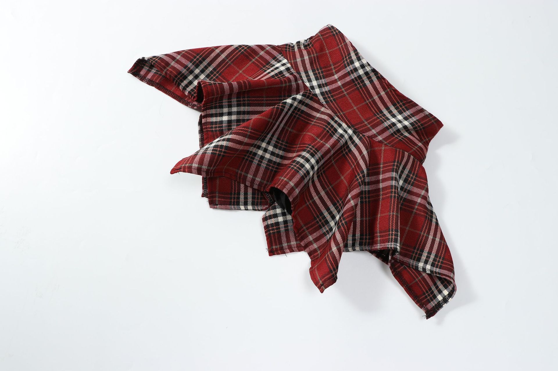 friendly4kid พร้อมส่ง กระโปรง ลายสก๊อต เด็กผู้หญิง สก๊อตแดง