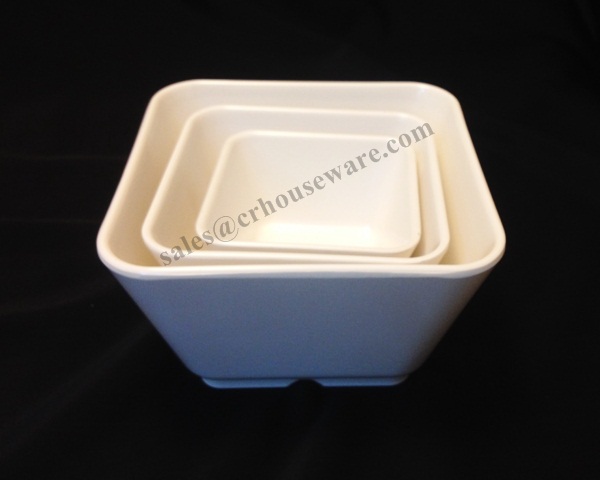 ชามสี่เหลี่ยมจัตุรัส 4 " 017-B999-4L ชามเมลามีน, ชามสี่เหลี่ยม ,ถ้วยสี่เหลี่ยม 4 นิ้ว