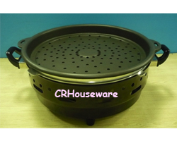 เตาย่าง ถ่าน 006-AU515 ,เตาบาร์บีคิว ,เตาย่างหมูกระทะ, เตาย่างแบบถ่าน, แผ่นย่างเนื้อโพนยางคำ “HEALTHY” CHARCOAL BAR-B-Q GRILLER. 006-AU515