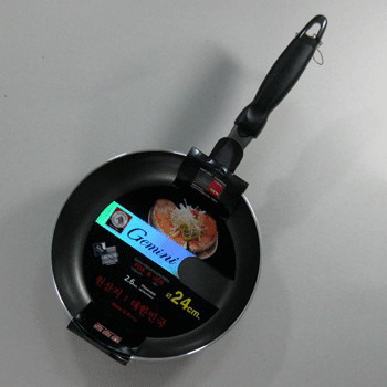 กระทะนอนสติ๊ก Gemini 24 ซม. ตราหัวม้าลาย