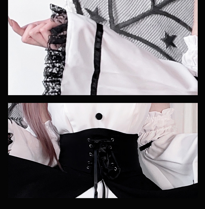 พร้อมส่ง ชุดแม่มด ชุดฮาโลวีน ผู้ใหญ่ ม่วง-ดำ**