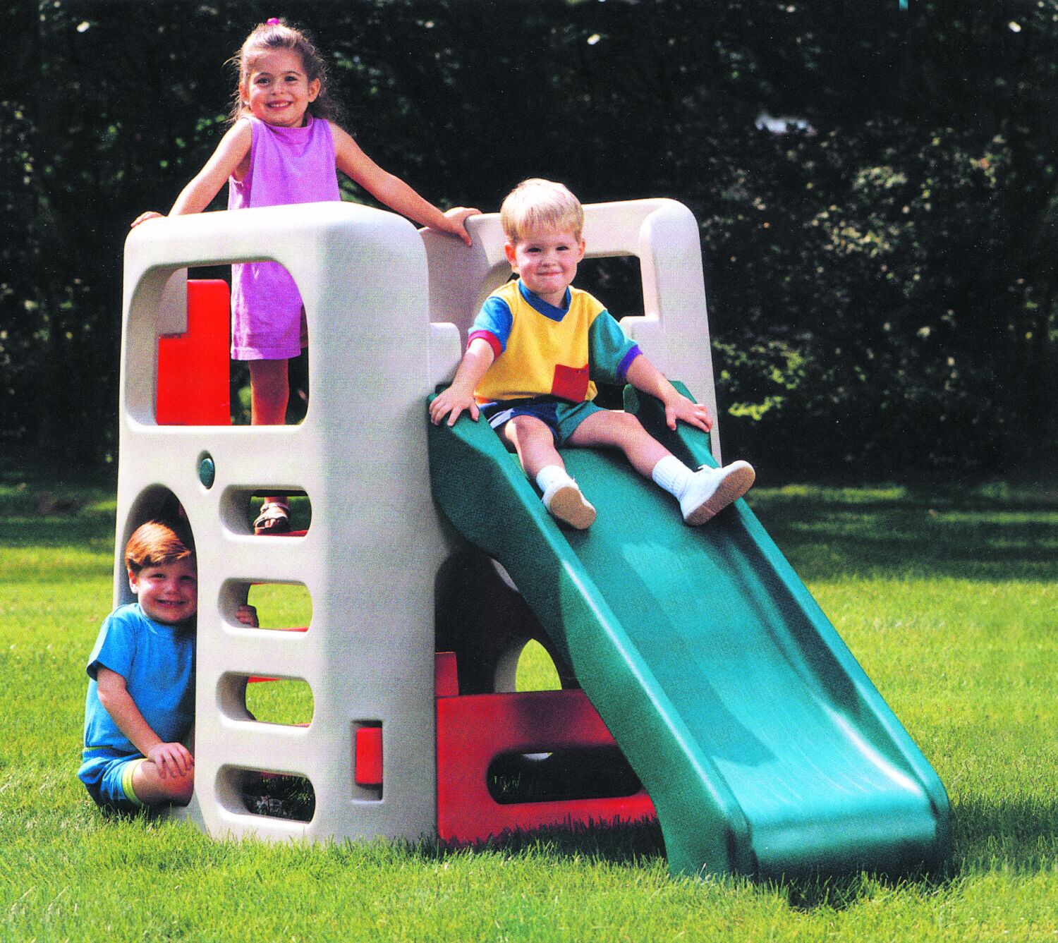 สไลเดอร์ขนาดใหญ่ STEP 2 Combo Slide Climber