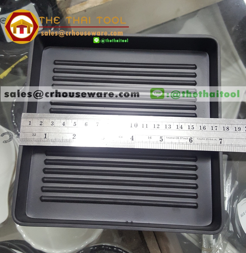 ถาดสี่เหลี่ยม 7.5 นิ้ว 017-T3311-7.5