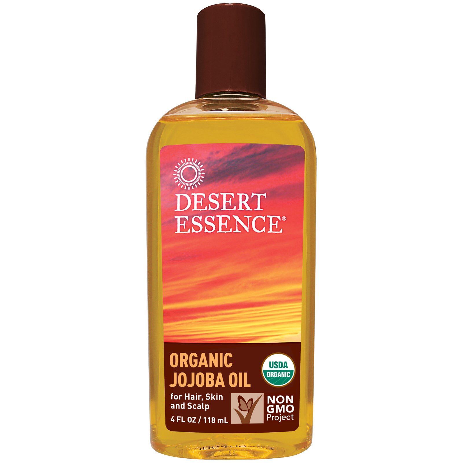**พร้อมส่ง**Desert Essence,Organic Jojoba Oil for Hair,Skin & Scalp 4 fl oz (118 ml)โจโจ้บาออยล์ น้ำมันสารพัดประโยชน์ที่ช่วยบำรุงทั้งผิว หนังศีรษะและเส้นผม