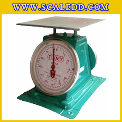 เครื่องชั่งสปริงกลไกภายในสแตนเลส 2 หน้าเครื่องชั่ง35กิโลกรัม เครื่องชั่งน้ำหนัก35กิโล เครื่องชั่งสปริง35กิโล เครื่องชั่งน้ำหนัก35kg เครื่องชั่งน้ำหนักตั้งโต๊ะ35kg ตาชั่ง35kg ละเอียด100g จานแบนขนาด33x33cm. ยี่ห้อ ไทนี่ รุ่น : 50% 2 หน้า