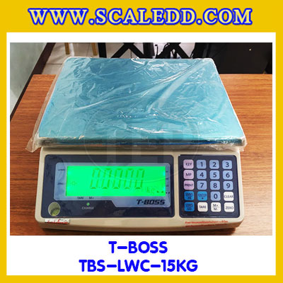 เครื่องชั่งน้ำหนักดิจิตอล พิกัด15กิโลกรัม ความละเอียด0.5g ยี่ห้อ TBOSS รุ่น TBS-CW (เครื่องชั่งผ่านตรวจรับรองจากสำนักชั่งตวงวัด)