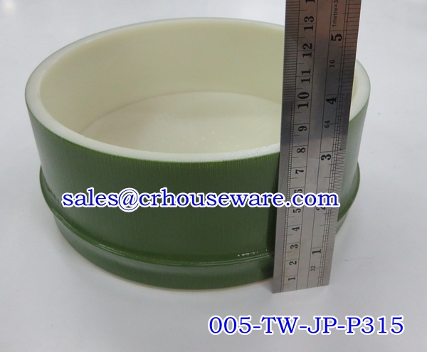 ชามใส่อาหารพลาสติกทรงไม้ไผ่ญี่ปุ่น JAPANESE BOWL 005-TW-JP-P315