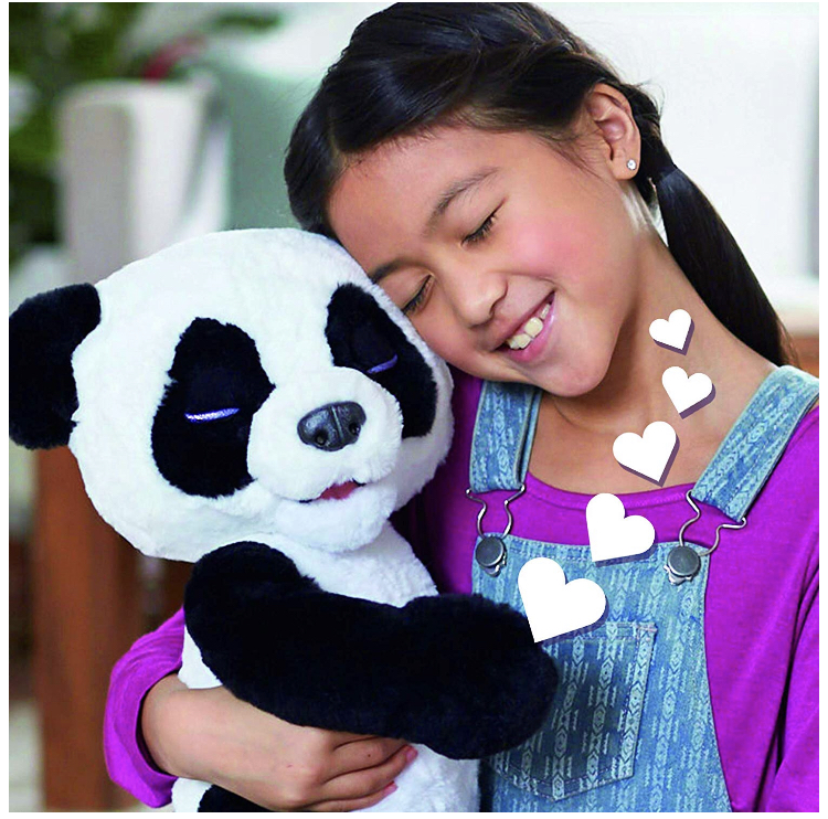 ตุ๊กตาโต้ตอบได้ Furreal Plum, The Curious Panda Bear Cub Interactive Plush Toy