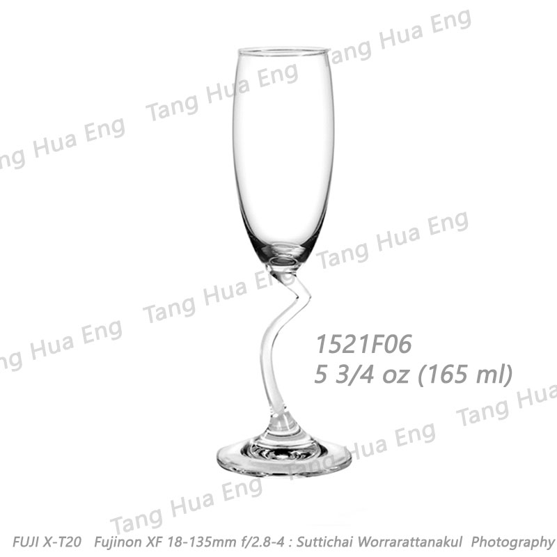 (1โหล) แก้ว SALSA FLUTE CHAMPAGNE, 165 มล. #1521F06 ยี่ห้อโอเชี่ยน