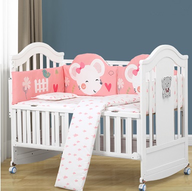 เตียงนอนไม้สำหรับเด็ก White Premium Crown TP21061 (WD17)