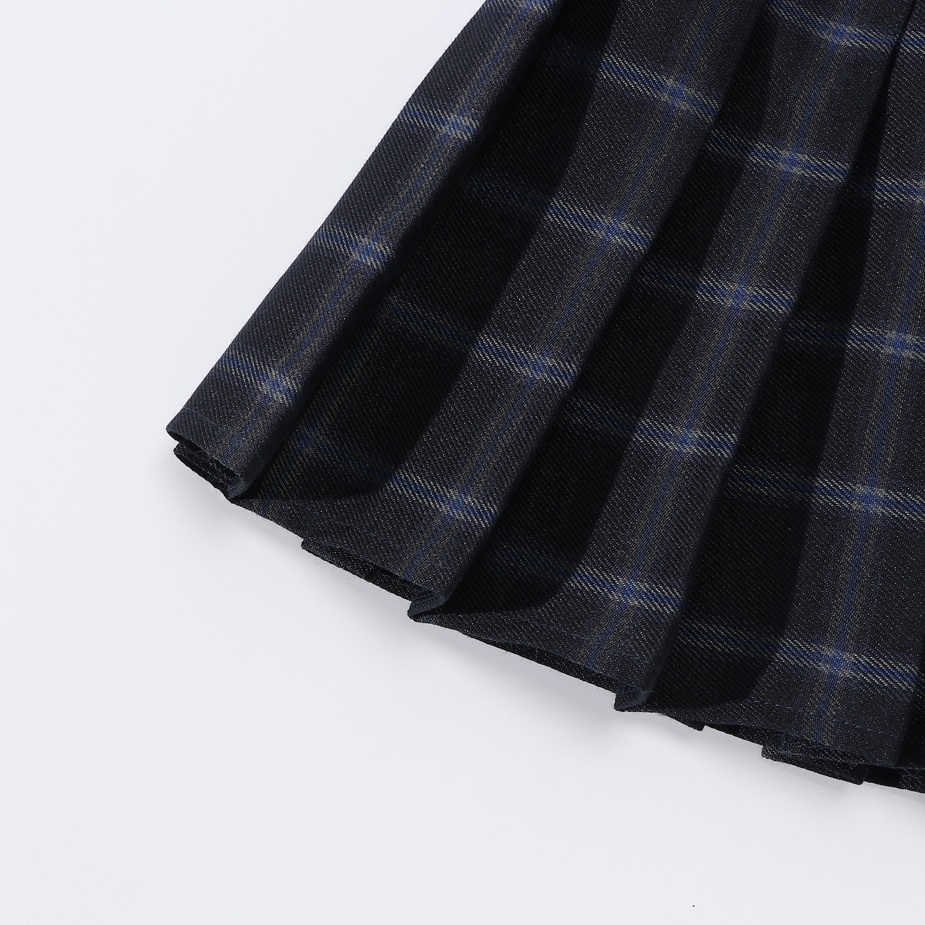 กระโปรงเด็กผู้หญิง อัดพลีทมินิ สีพื้น