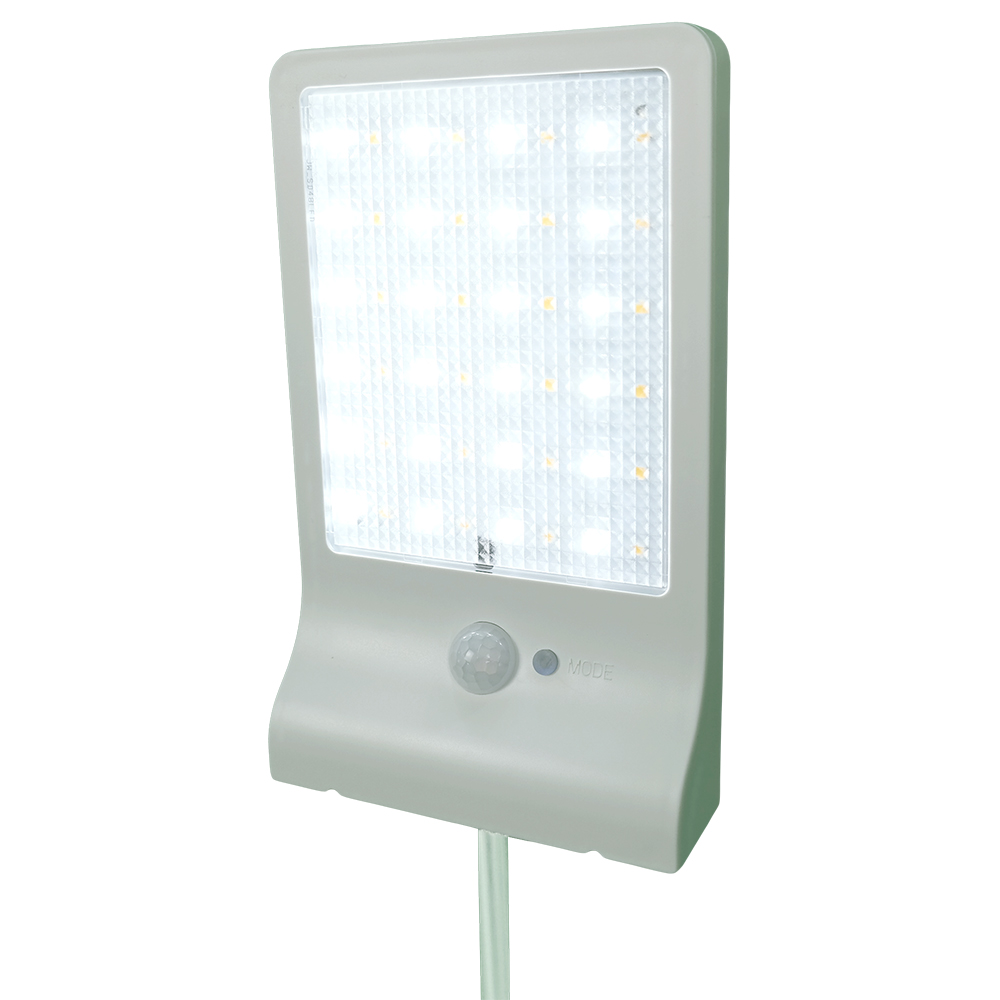 ไฟผนังโซล่าเซลล์ 48 LED (มีรีโมท ปรับความสว่างได้)