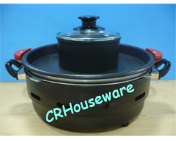 เตาย่าง ถ่าน 006-AU517 ,เตาบาร์บีคิว ,เตาย่างหมูกระทะ, เตาย่างแบบถ่าน, “HEALTHY” CHARCOAL BAR-B-Q GRILLER. 006-AU517