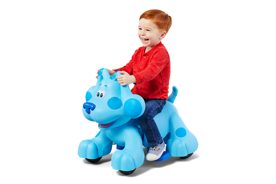 รถแบตเตอรี่ Kid Trax 6V Rideamals Blue’s Clues Snack Time Interactive Ride-On Toy