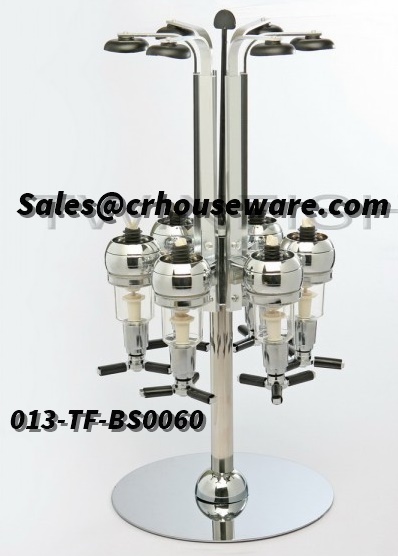 หัวจ่ายเหล้า 6 หัว 013-TF-BS0060 ,Rotary_Bottle_Stands_6หัว