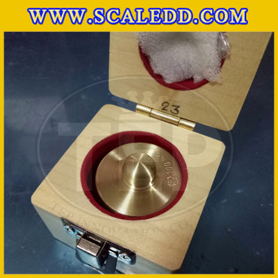 ตุ้มน้ำหนักทองเหลืองมาตรฐาน100กรัม สำหรับสอบเทียบเครื่องชั่งน้ำหนักดิจิตอลทุกชนิด สอบเทียบน้ำหนักชั่งไม่เกิน100กรัม