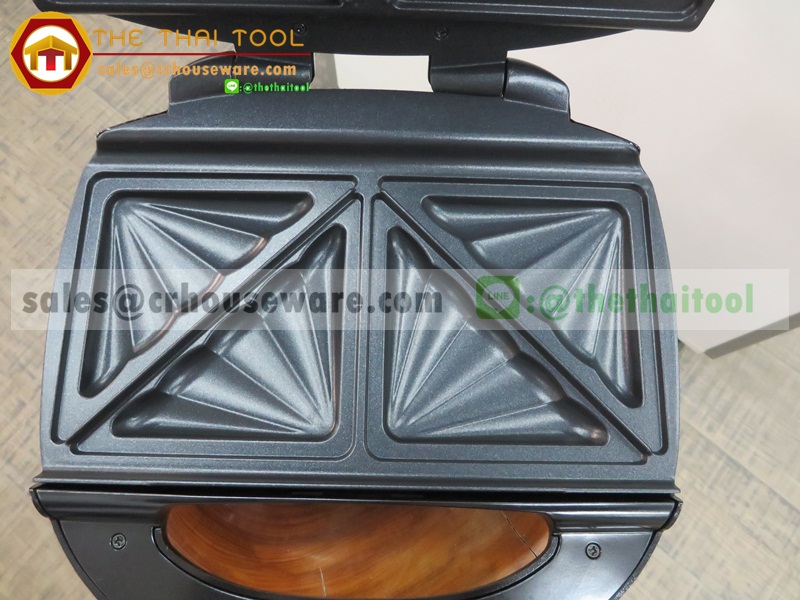 HOMEMATE เครื่องทำแซนวิช รุ่น HOM-121832 - สีดำ